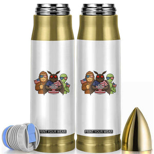 Funny Bigfoot Mothman Alien Bullet Tumbler USA 250th Anniversary TS12 White Print Your Wear