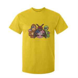 Funny Bigfoot Mothman Alien T Shirt For Kid USA 250th Anniversary TS12 Daisy Print Your Wear