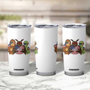 Funny Bigfoot Mothman Alien Tumbler Cup USA 250th Anniversary TS12 Print Your Wear