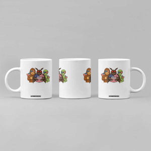 Funny Bigfoot Mothman Alien Coffee Mug USA 250th Anniversary TS12 Print Your Wear
