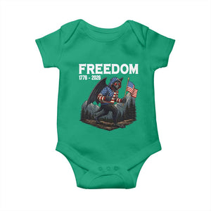 Patriotic Mothman Lover Baby Onesie Funny USA 250 Anniversary Gift TS12 Irish Green Print Your Wear
