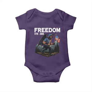 Patriotic Mothman Lover Baby Onesie Funny USA 250 Anniversary Gift TS12 Purple Print Your Wear