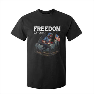 Patriotic Mothman Lover T Shirt For Kid Funny USA 250 Anniversary Gift TS12 Black Print Your Wear