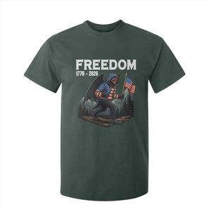 Patriotic Mothman Lover T Shirt For Kid Funny USA 250 Anniversary Gift TS12 Dark Forest Green Print Your Wear