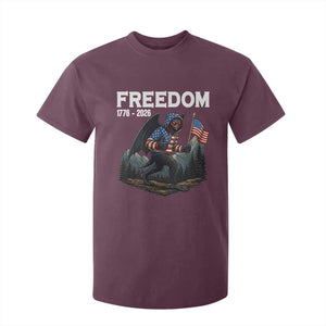 Patriotic Mothman Lover T Shirt For Kid Funny USA 250 Anniversary Gift TS12 Maroon Print Your Wear