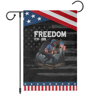 Patriotic Mothman Lover Garden Flag Funny USA 250 Anniversary Gift TS12 Distressed Black Blue Print Your Wear