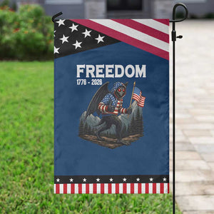 Patriotic Mothman Lover Garden Flag Funny USA 250 Anniversary Gift TS12 Classic Blue Black Print Your Wear
