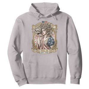 Feminist Medusa Girls Will Be Girls Hoodie USA 250 Anniversary Gift TS12 Ice Gray Print Your Wear