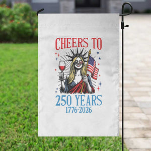 Funny Patriotic Statue Of Liberty Garden Flag Cheers To 250 Years TS12 Print Your Wear