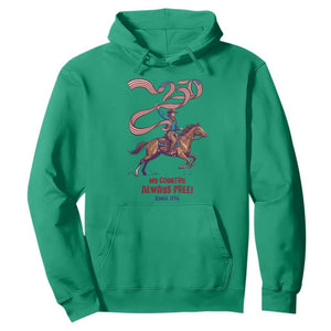 Funny Patriotic Cowboy Hoodie My Country Always Free USA Pride TS12 Irish Green Print Your Wear