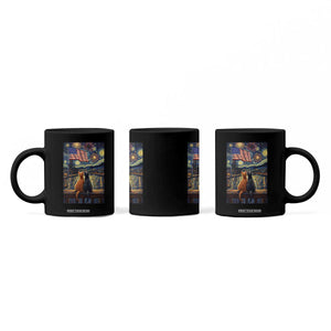 Starry Night Cat Patriotic American Pride Coffee Mug TS12 Print Your Wear