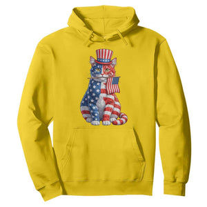 Proud American Cat Lover Hoodie Patriotic Animal Lover Gift TS12 Daisy Print Your Wear