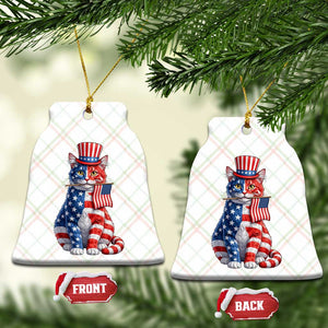 Proud American Cat Lover Ceramic Ornament Patriotic Animal Lover Gift TS12 Print Your Wear