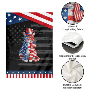 Proud American Cat Lover Garden Flag Patriotic Animal Lover Gift TS12 Print Your Wear