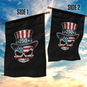 American Flag Skull Patriotic Pride Garden Flag USA 250 Anniversary TS12 Print Your Wear