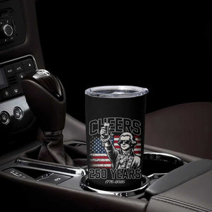 Patriotic Thomas Jefferson Tumbler Cup Cheers To 250 Years TS12 Print Your Wear
