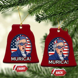 Funny Murica Thomas Jefferson Ceramic Ornament Founding Father Gift TS12 Print Your Wear