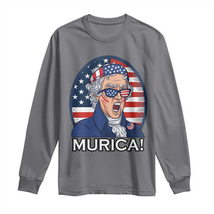 Funny Murica Thomas Jefferson Long Sleeve Shirt Founding Father Gift TS12 Charcoal Print Your Wear