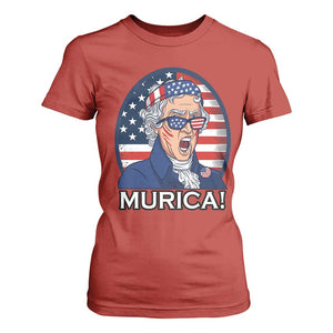 Funny Murica Thomas Jefferson T Shirt For Women Founding Father Gift TS12 Red Print Your Wear
