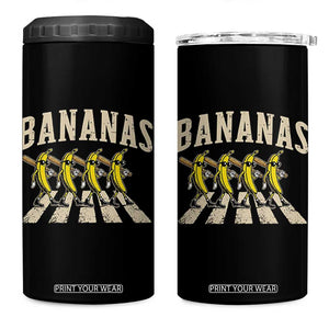 Retro Bananas Parody 4 in 1 Can Cooler Tumbler Funny Baseball Player Gift TS12 One Size: 16 oz Black Print Your Wear