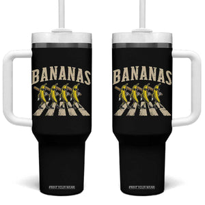 Retro Bananas Parody Tumbler With Handle Funny Baseball Player Gift TS12 One Size: 40 oz Black Print Your Wear
