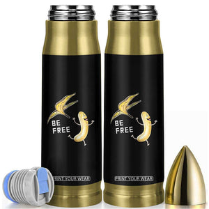 Funny Banana Striptease Be Free Graphic Bullet Tumbler TS12 Black Print Your Wear
