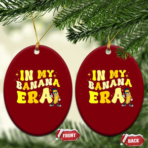 Funny In My Banana Era Graphic Ceramic Ornament Retro Fruit Lover TS12 Print Your Wear