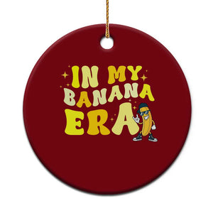 Funny In My Banana Era Graphic Ceramic Ornament Retro Fruit Lover TS12 1pc Red Print Your Wear