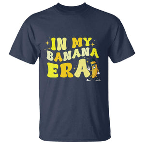Funny In My Banana Era Graphic T Shirt Retro Fruit Lover TS12 Navy Print Your Wear