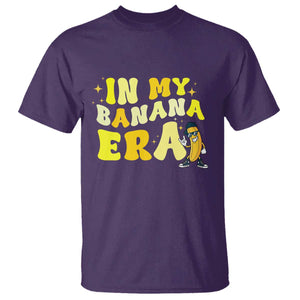 Funny In My Banana Era Graphic T Shirt Retro Fruit Lover TS12 Purple Print Your Wear