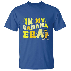 Funny In My Banana Era Graphic T Shirt Retro Fruit Lover TS12 Royal Blue Print Your Wear