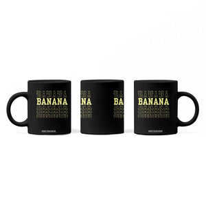 Banana Layered Text Graphic Coffee Mug Banana Lover Gift TS12 Print Your Wear