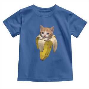 Funny Bananacat Meme Lover Toddler T Shirt Cute Kitty Banana Costume TS12 Royal Blue Print Your Wear
