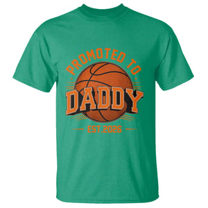 Personalized Basketball Daddy T Shirt Custom Number First Time Dad Pregnancy Announcement TS12 Irish Green Print Your Wear