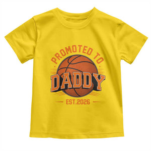 Personalized Basketball Daddy Toddler T Shirt Custom Number First Time Dad Pregnancy Announcement TS12 Daisy Print Your Wear