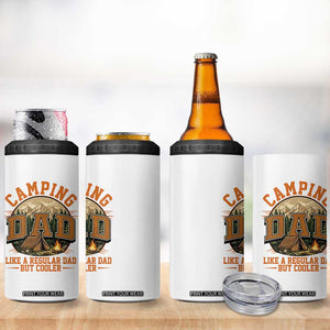 Camping Dad Like A Regular Dad But Cooler 4 in 1 Can Cooler Tumbler Funny Fathers Day Gift TS12 Print Your Wear