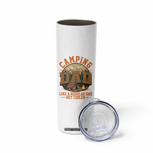 Camping Dad Like A Regular Dad But Cooler Skinny Tumbler Funny Fathers Day Gift TS12 Print Your Wear