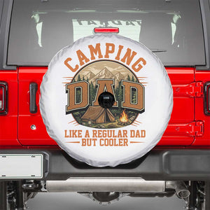 Camping Dad Like A Regular Dad But Cooler Spare Tire Cover Funny Fathers Day Gift