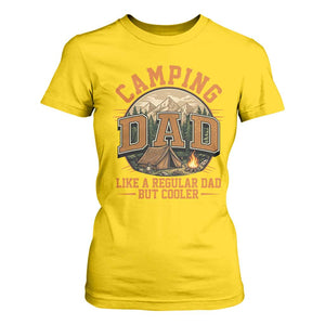 Camping Dad Like A Regular Dad But Cooler T Shirt For Women Funny Fathers Day Gift TS12 Daisy Print Your Wear