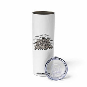 Funny Raccoon Mama Life Skinny Tumbler Motherhood Chaos Trash Panda TS12 Print Your Wear