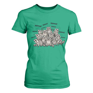Funny Raccoon Mama Life T Shirt For Women Motherhood Chaos Trash Panda TS12 Irish Green Print Your Wear