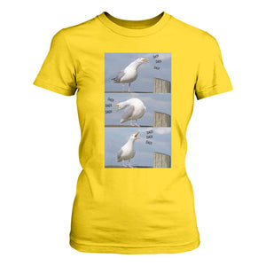 Funny Seagull Papa T Shirt For Women Fathers Day Gift Ocean Life Dad Graphic TS12 Daisy Print Your Wear