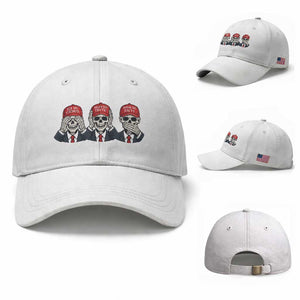 See No Crimes Hear No Truth Speak No Facts Baseball Cap Skeleton Political Satire Graphic TS12 Baseball Cap Universal Fit White Print Your Wear