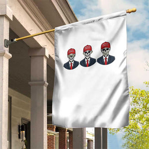 Skeleton See No Crimes Hear No Truth Garden Flag Funny Political Satire TS12 Print Your Wear