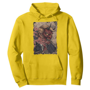 American Leader Oni Mask Japanese Ukiyoe Hoodie Political Parody Graphic TS12 Daisy Print Your Wear
