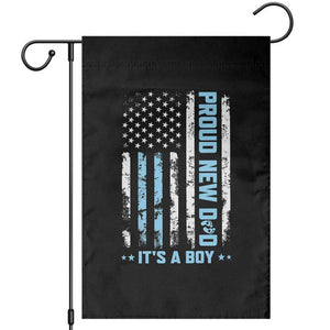 Proud New Dad Its A Boy Garden Flag Patriotic First Fathers Day Gift TS12 Black Print Your Wear