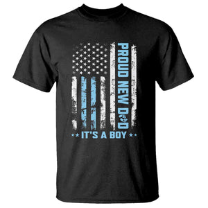 Proud New Dad Its A Boy T Shirt Patriotic First Fathers Day Gift TS12 Black Print Your Wear