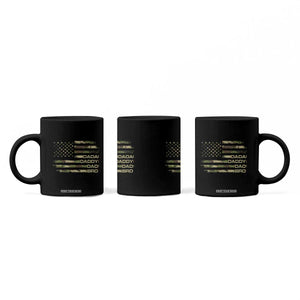 Dada Daddy Dad Bro Camo American Flag Coffee Mug Patriotic Fathers Day Gift TS12 Print Your Wear