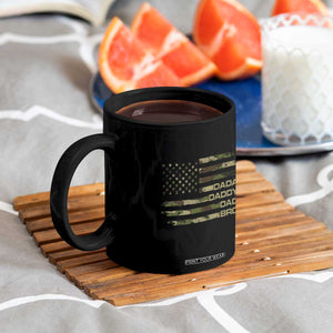 Dada Daddy Dad Bro Camo American Flag Coffee Mug Patriotic Fathers Day Gift TS12 Print Your Wear