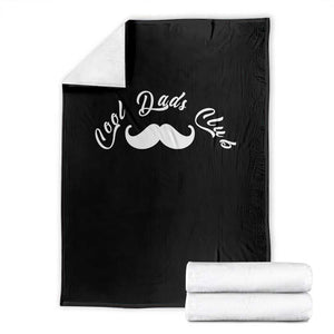 Cool Dad Club Throw Blanket Coolest Dad Ever Birthday Gift TS12 Black Print Your Wear
